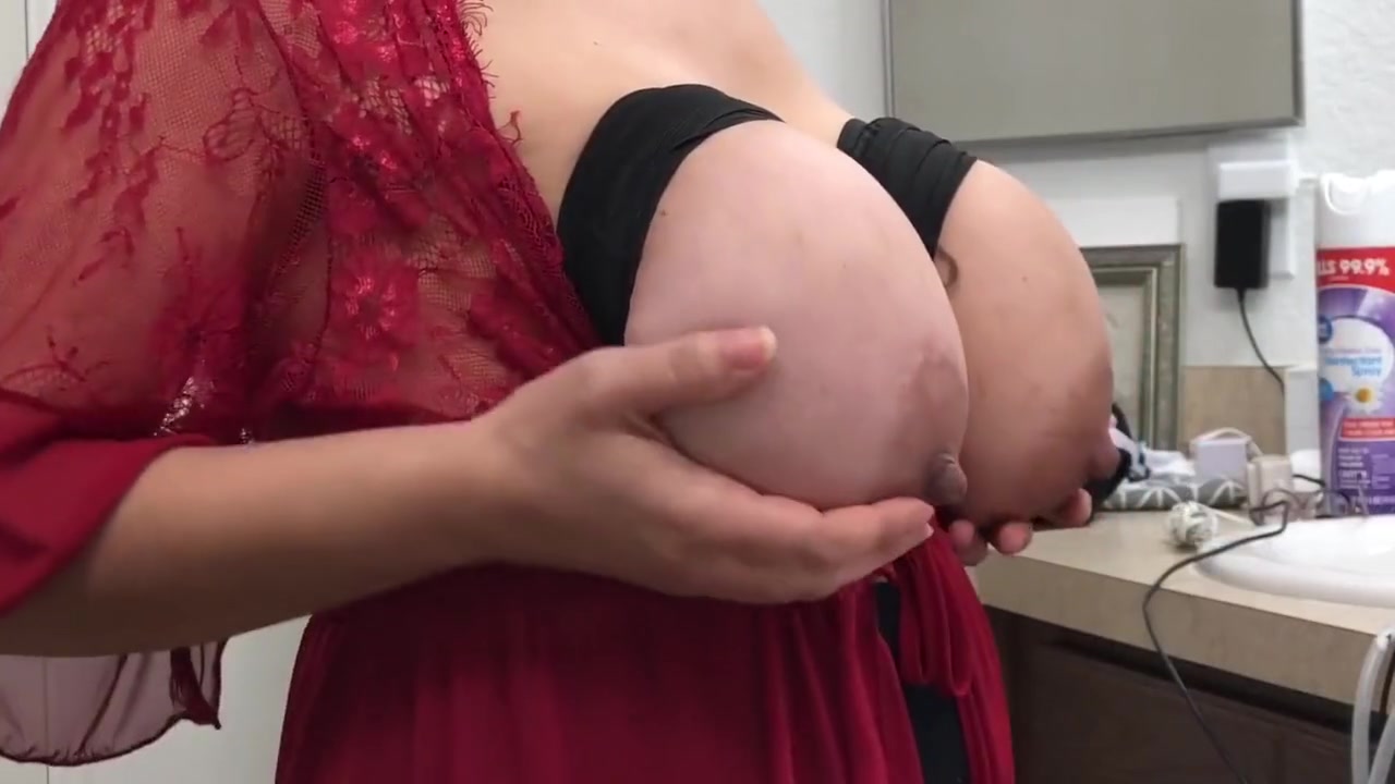 Hucow Tied Tits Machine Milked In Red Cam C