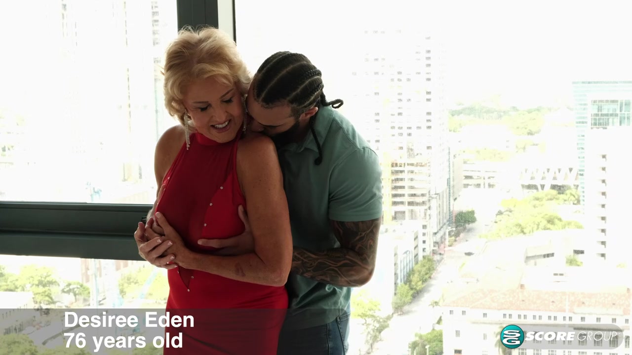 A 28-Year-Old Fucks 76-Year-Old Desiree Eden Hard