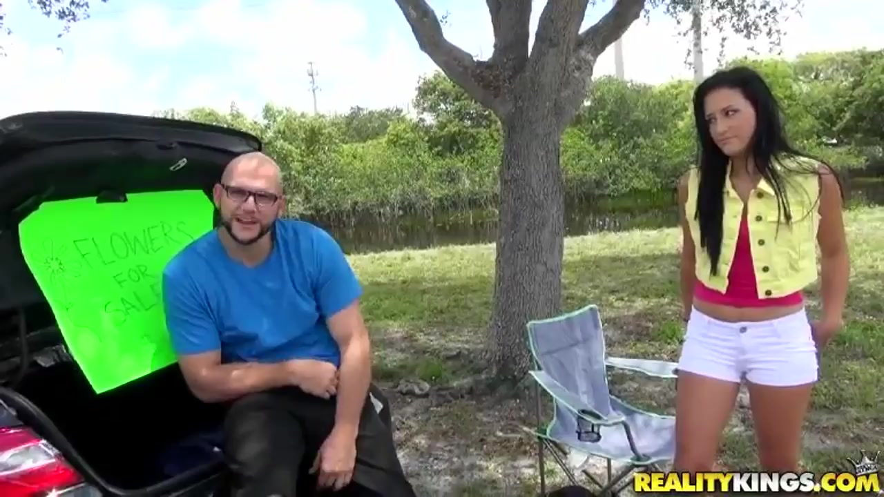 Stephanie Rose is being convince by a handsome guy to go and fuck