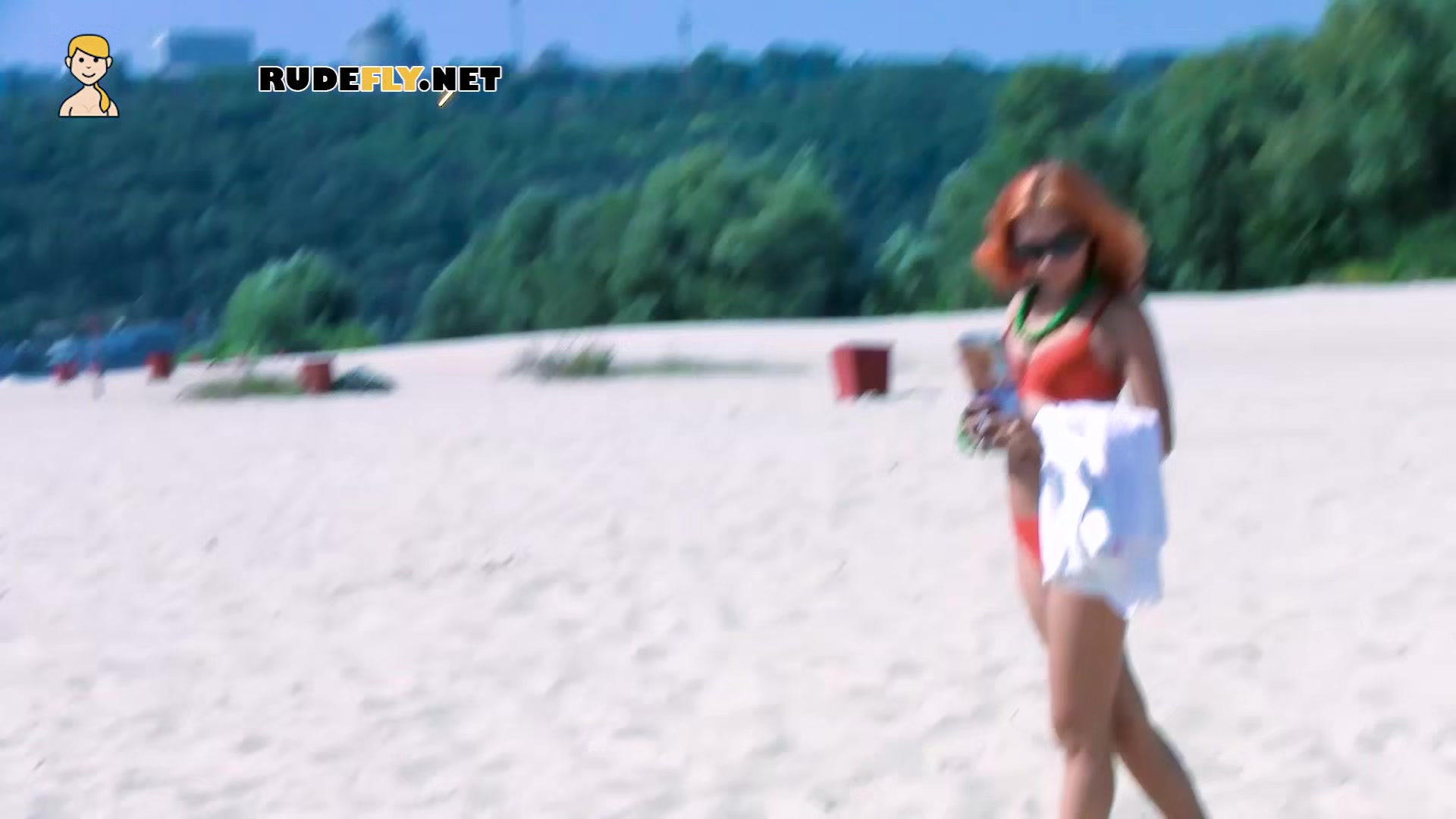 Hot nudist teen 18+ loves spending a day on a beach with her friends