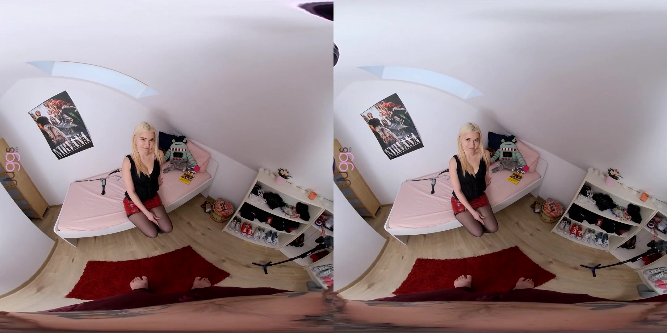 Busty Blondie Kinky teen 18+ Foreplay