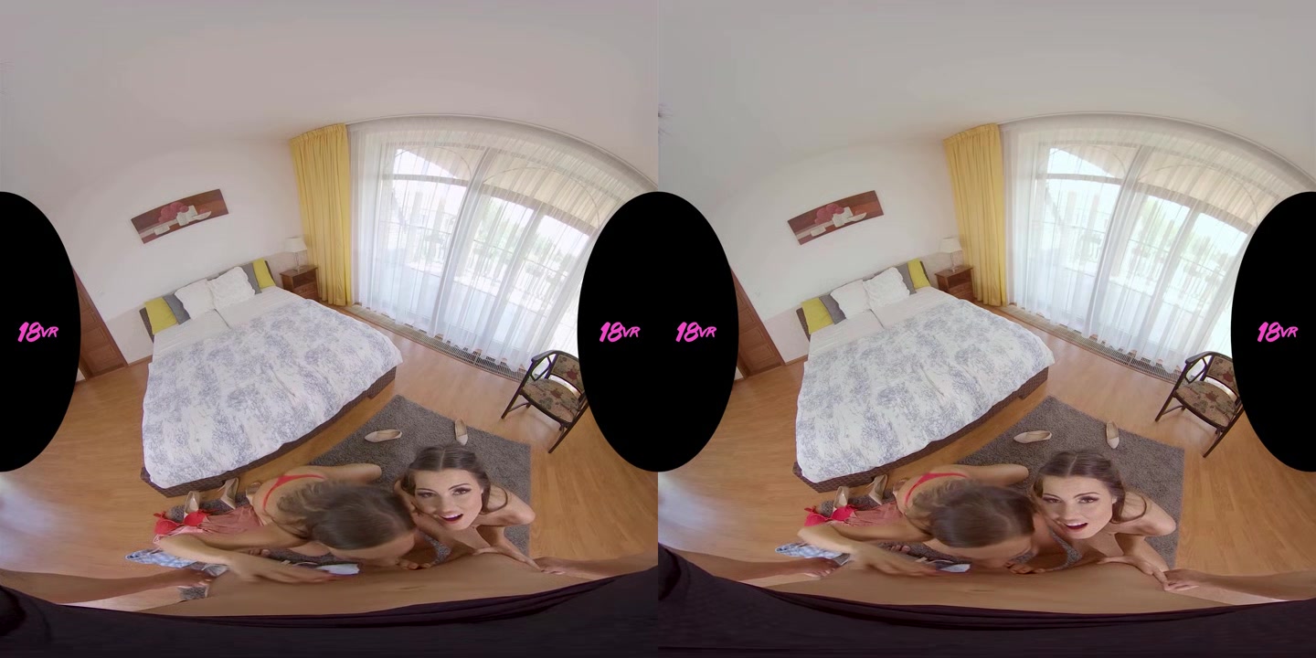 18VR Hard Anal Threesome Session With teen 18+ Stepsisters Cindy And Tina
