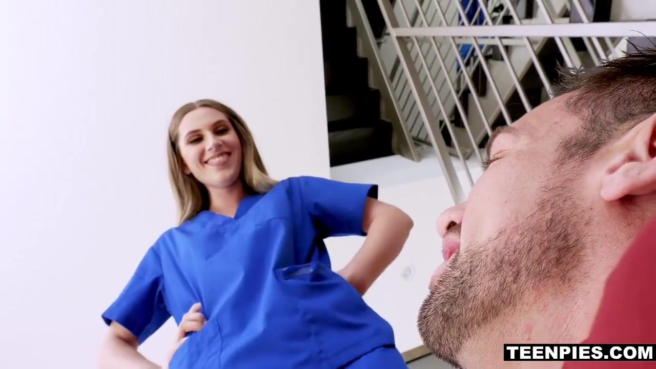 Stepdaughter Niki Lends A Helping Hand To Her Old Mans Cock