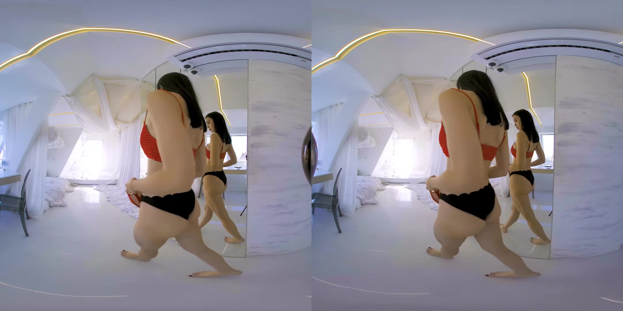 Anna Tries On Red Bikini - Vrsun