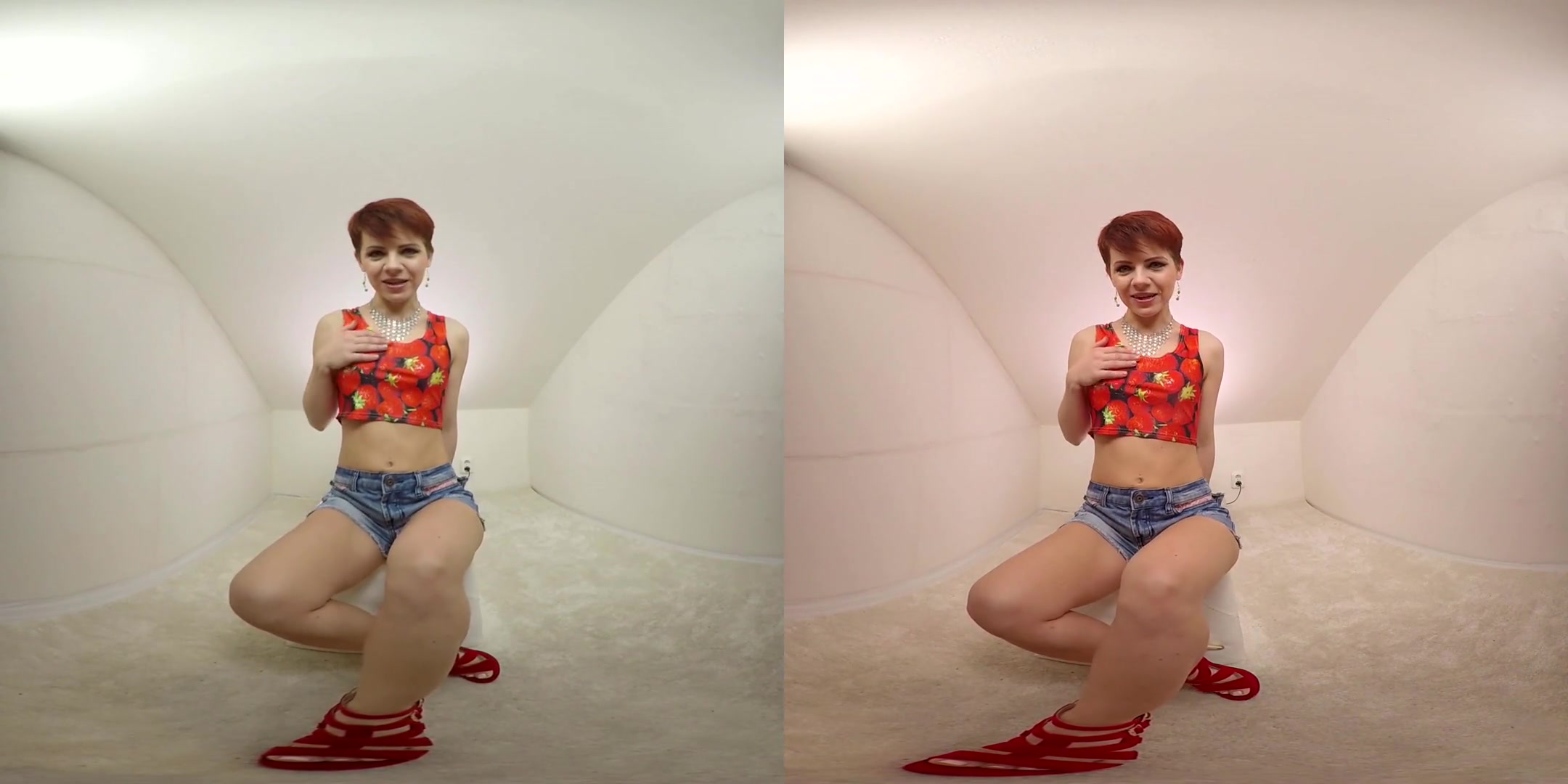 Sasha Zima in Petite Sasha Zima Toying - BravoModelsMedia