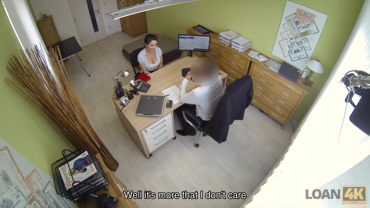 LOAN4K. Agent offers Alex Black sex to get her loan and she agrees