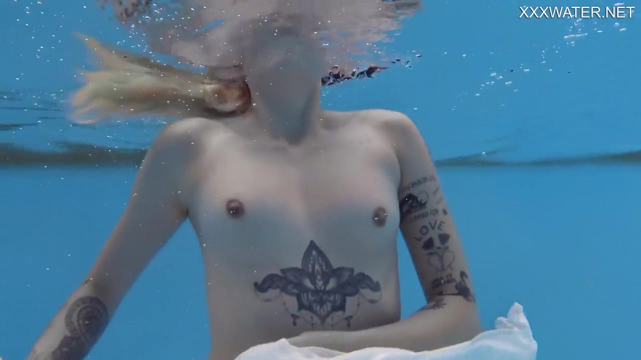 Finnish Hottest Pornstar Mimi Swims Nude In The Pool