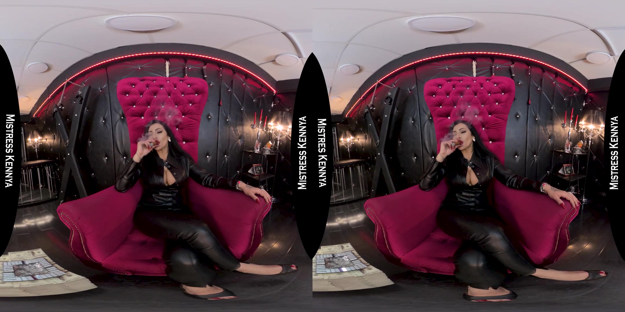 Mistress Kennya - SPH Verbal Humiliation Power Exchange Cigar Smoking Cuckolding - VRVids