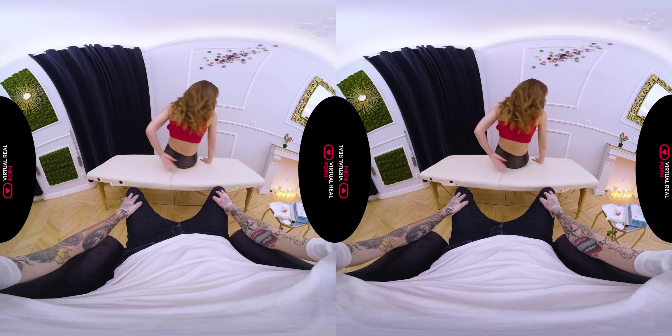 Fresh Tattoo - Petite and Sexy Brunette Gets More than she Bargained For