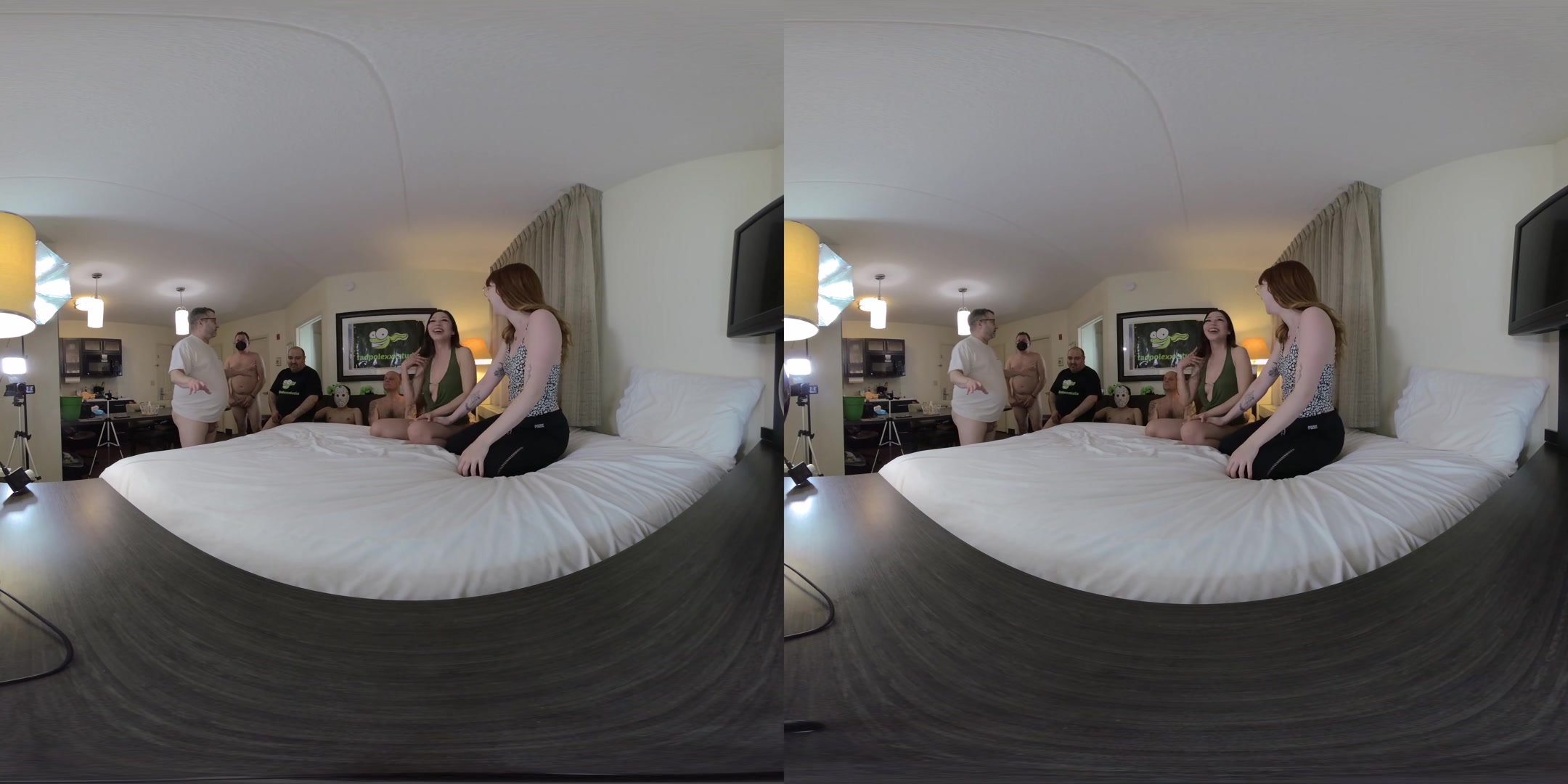Camila Cano and Hannah Grace GANGBANG with 6 Guys - TadPoleXXXStudio
