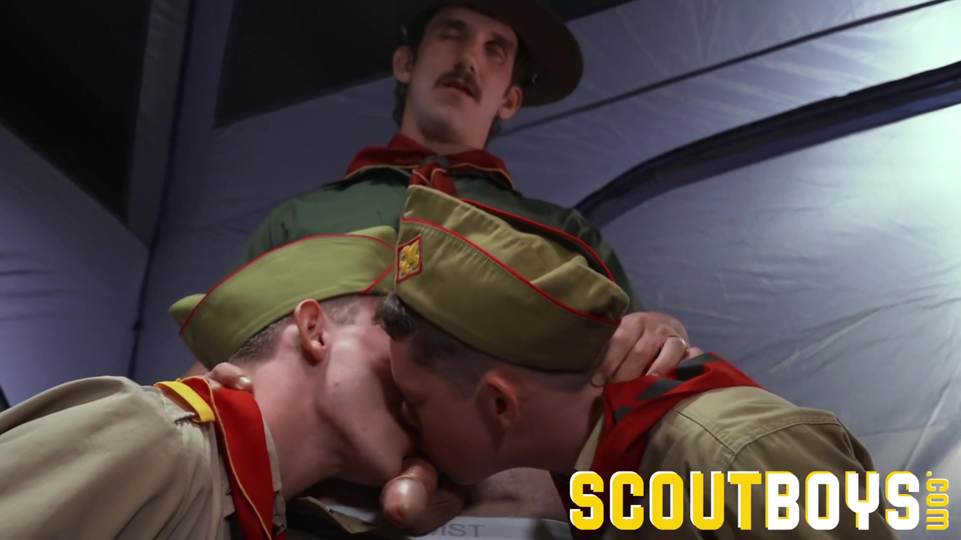 Greg Mckeon In Dilf Scoutmaster Seduces And Barebacks Two Scouts