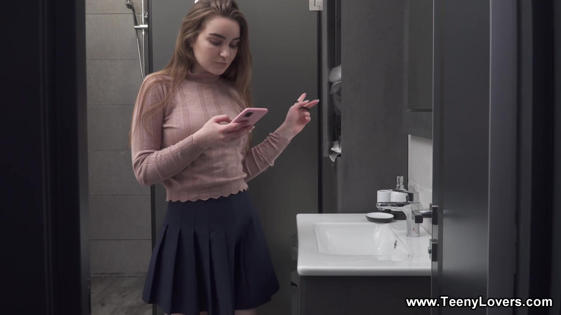 Teeny Lovers - Nasty - Cumming on cute teeny's back