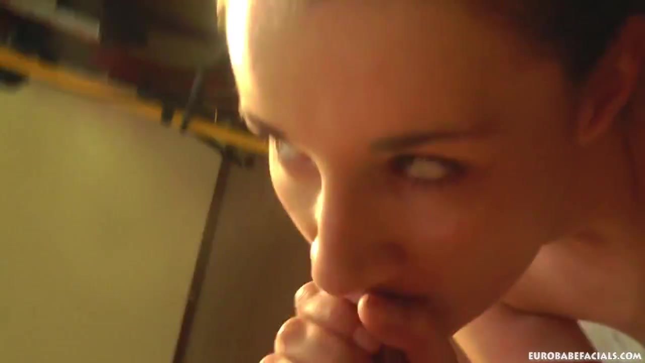 Amateur teen 18+ In Pigtails Gives Blowjob And Gets Fucked