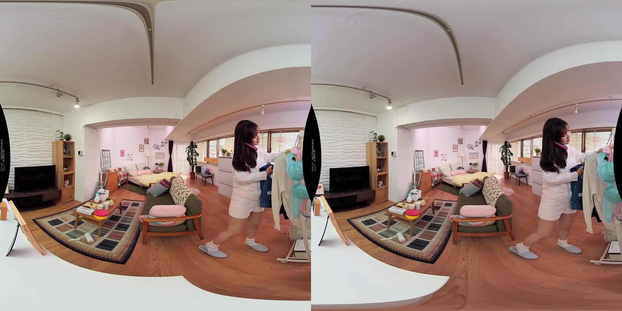 Fly on the Wall in a Girl' House VR - Asian Hardcore