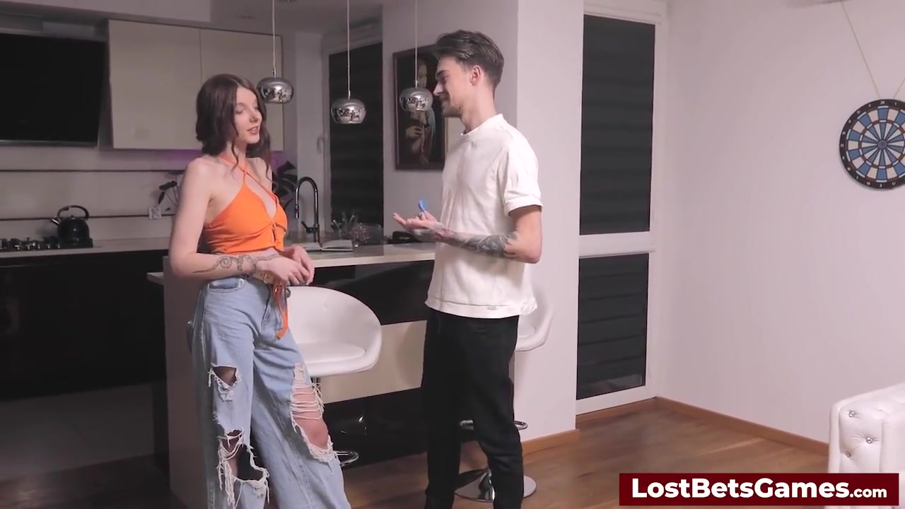 A Great Blowjob As A Reward For Winning A Strip Darts Game
