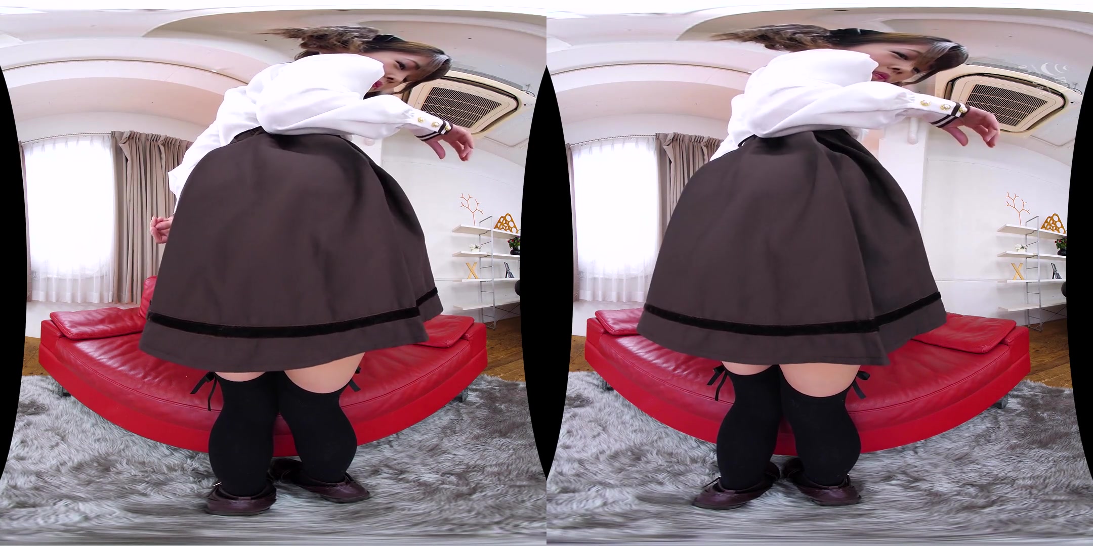 Creampie Sex with a Beautiful Girl with Pigtails and Knee-High Socks 3 - SexLikeReal