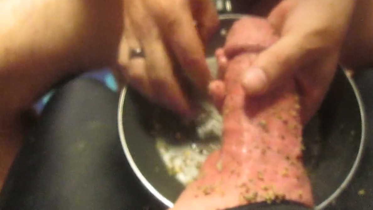 Preparando Mi Trozo De Carne Para Comerlo