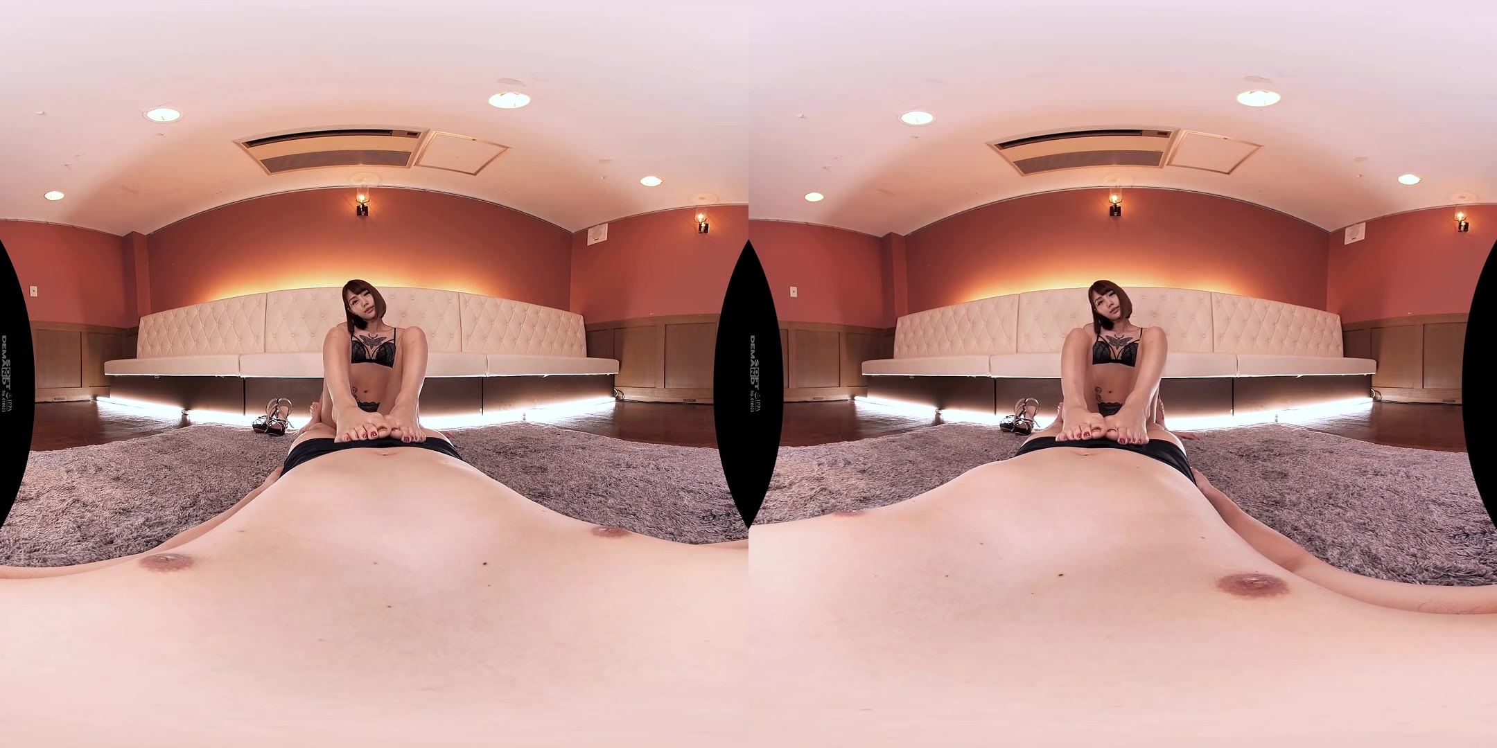 Eru Sato - Tall, Tattooed Beauty Pussy Pounding Cowgirl VR - SodCreate