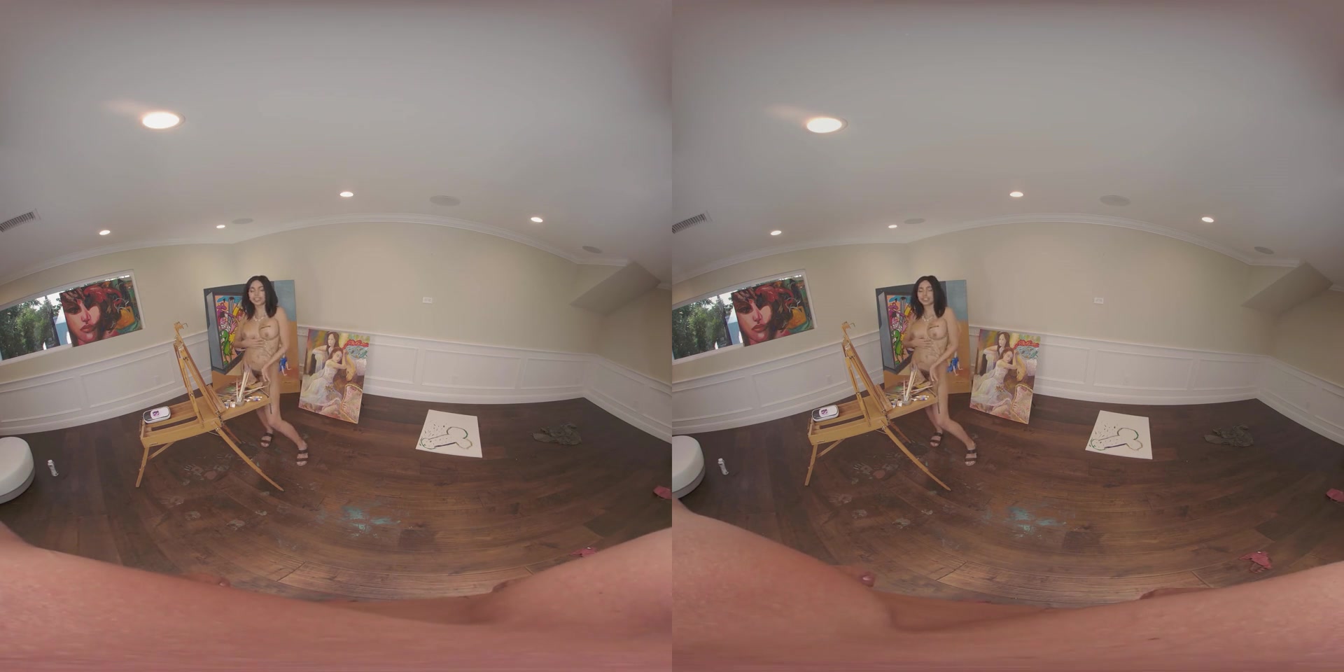 Aaliyah Hadid in Paint Job VR Porn Video - VRBangers