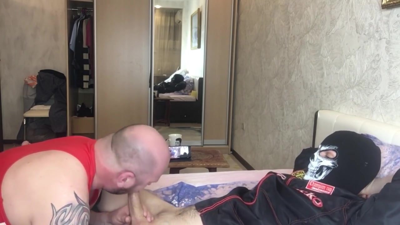 A Male In The Form Of A Racer Fucks My Throat Hard With A Big Fat Dick And Foot And Hand