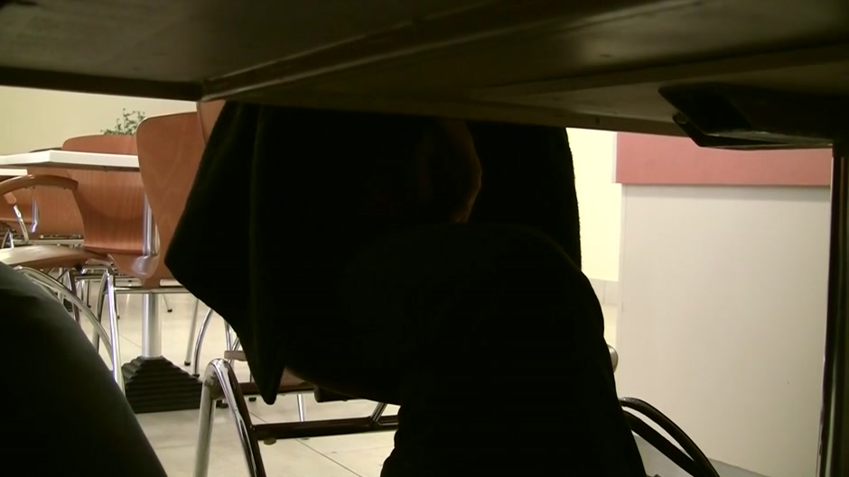 Aurora in gal gets picked up and has sex in restroom