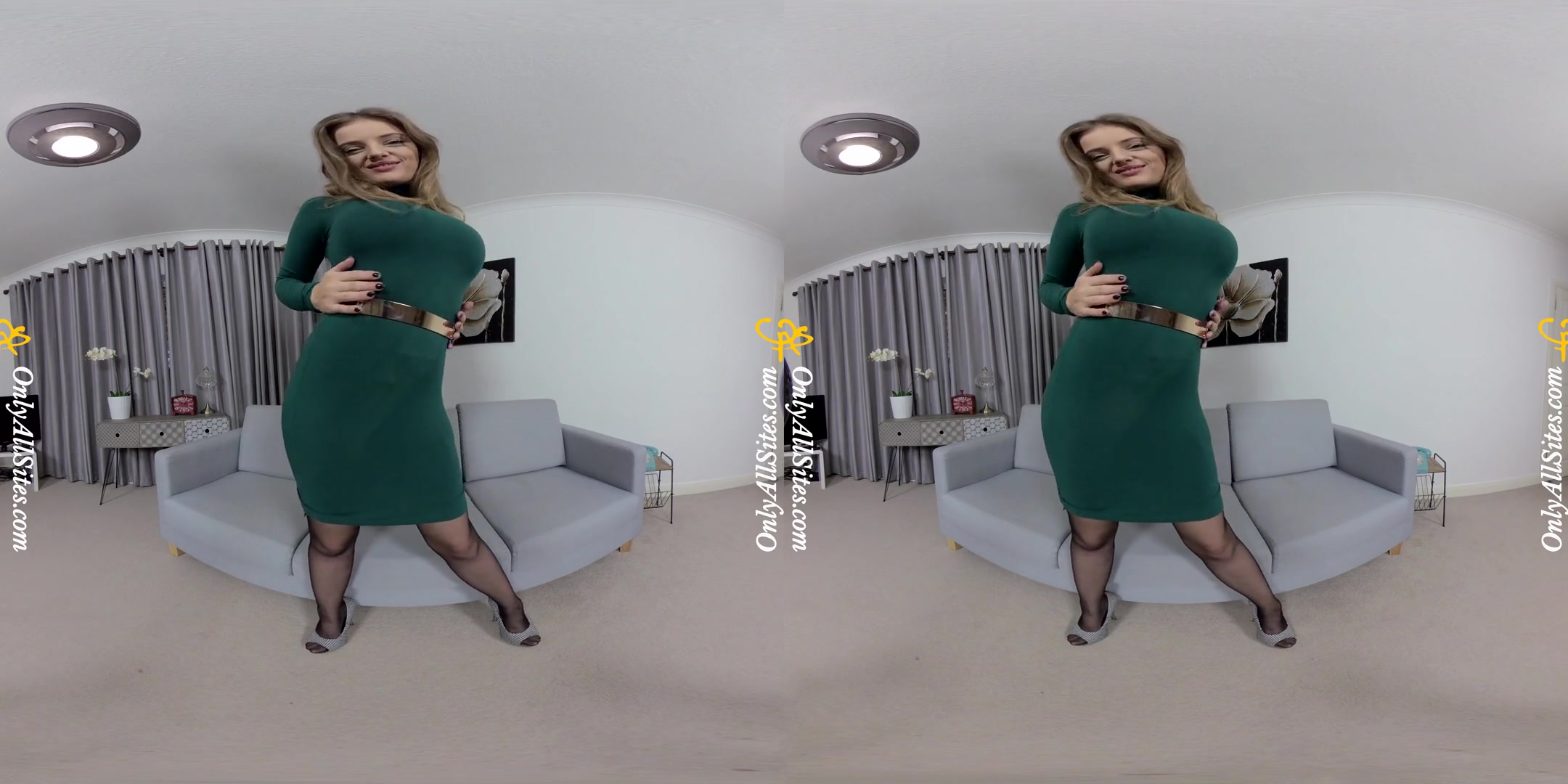 Lottii Rose - Busty Solo Model Lingerie Striptease