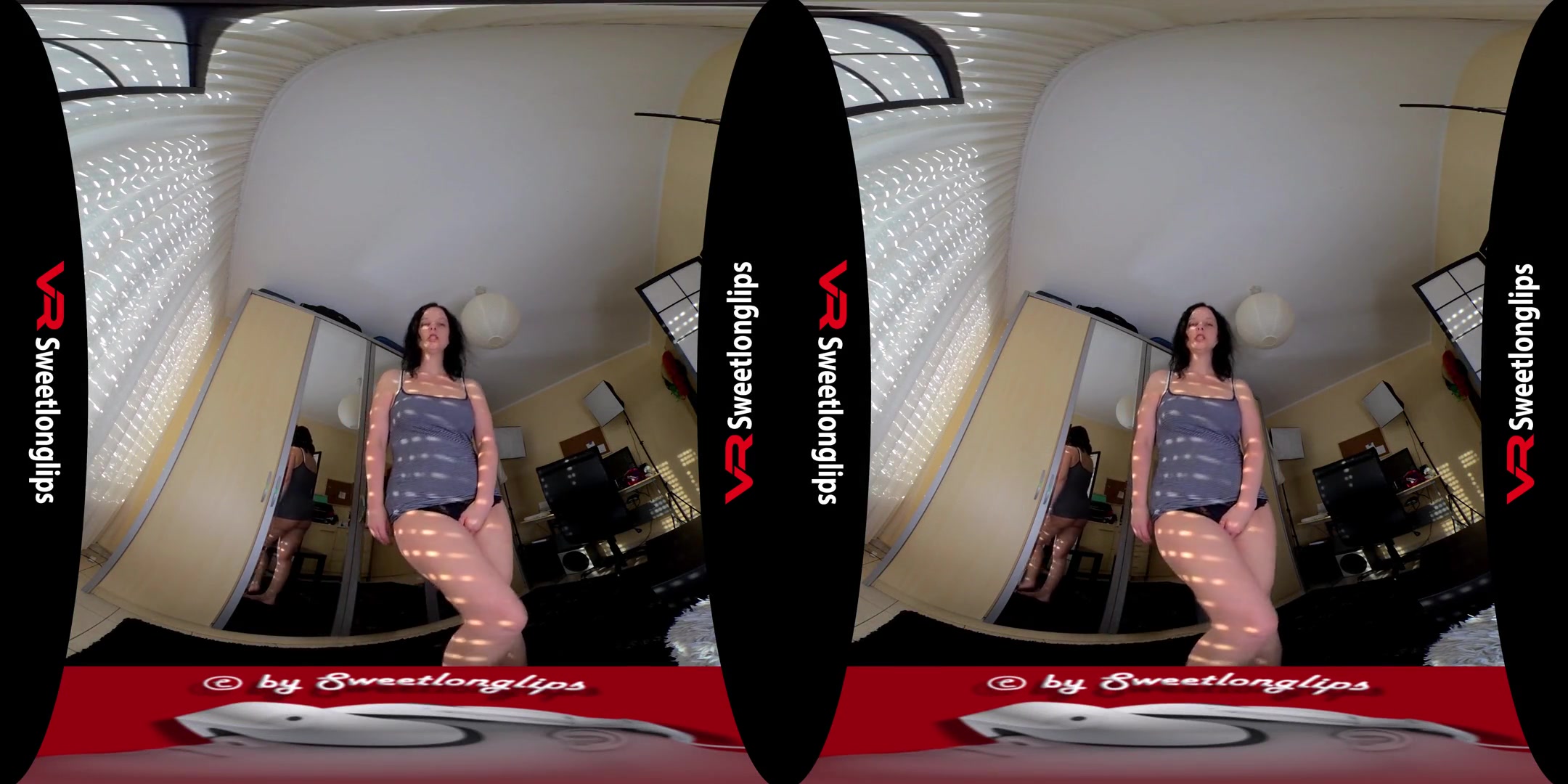 Facesitting Mit Angedickter (Gepumpter) Pussy - Amateur German Solo