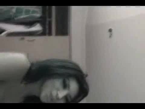 Pretty Japanese emo girl has a lesson of blowjob