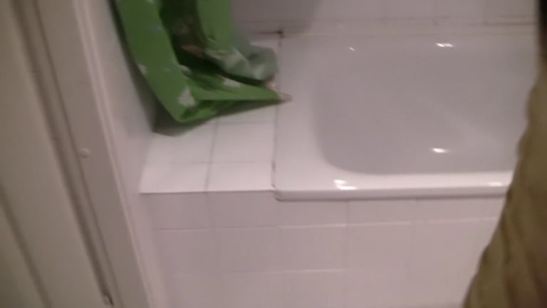 Lesbo act in the washroom