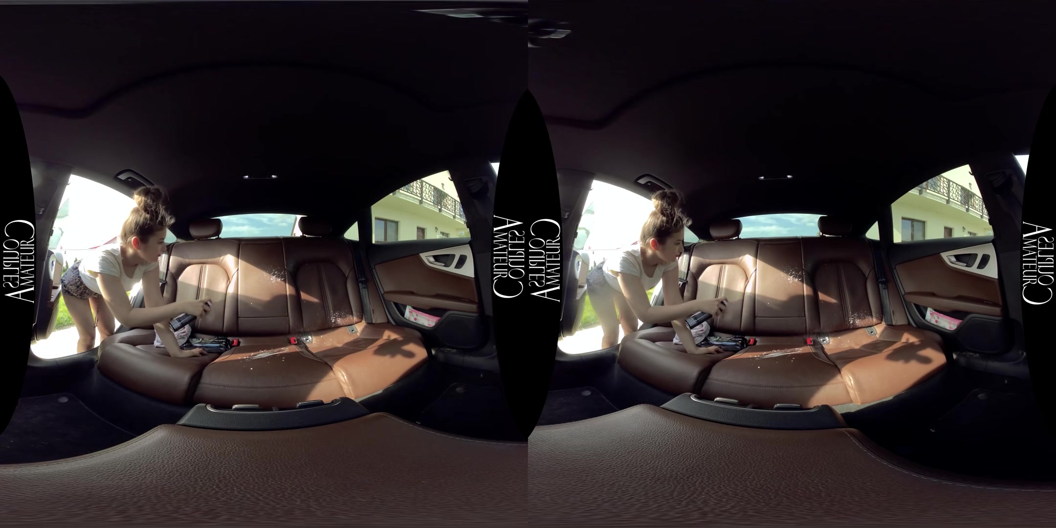 Backseat Quick Fuck - AmateurCouplesVR