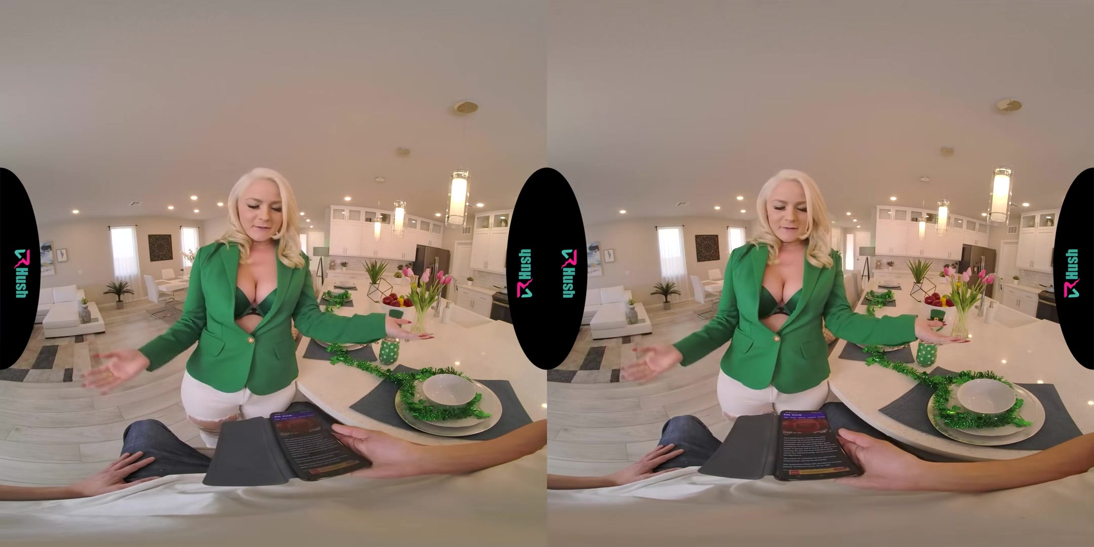Sweet Saint Pat's Day - POV Fucking Your Busty Blonde Roommate