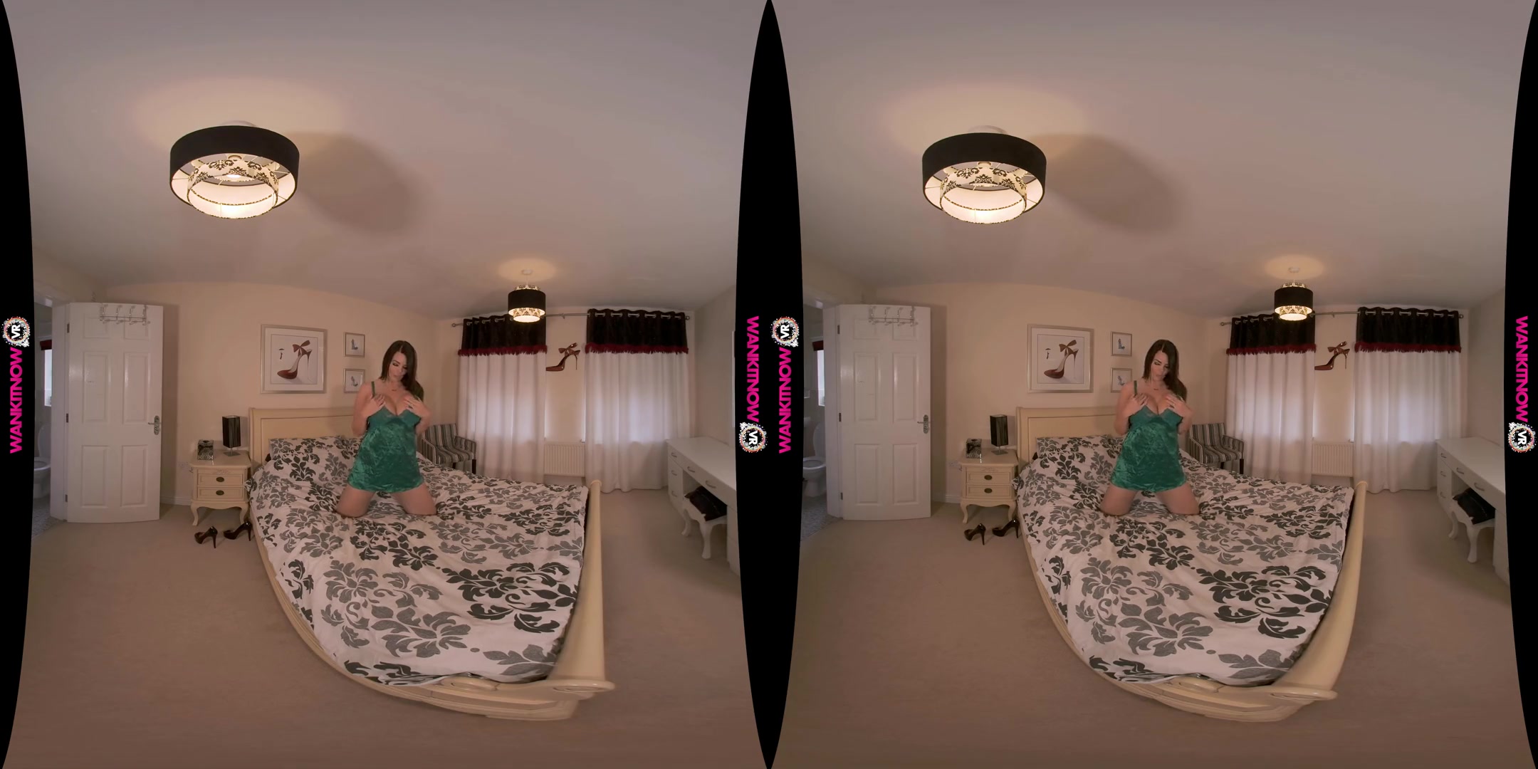 Sneaky Fun - Big Tits Curvy Babe Solo Striptease