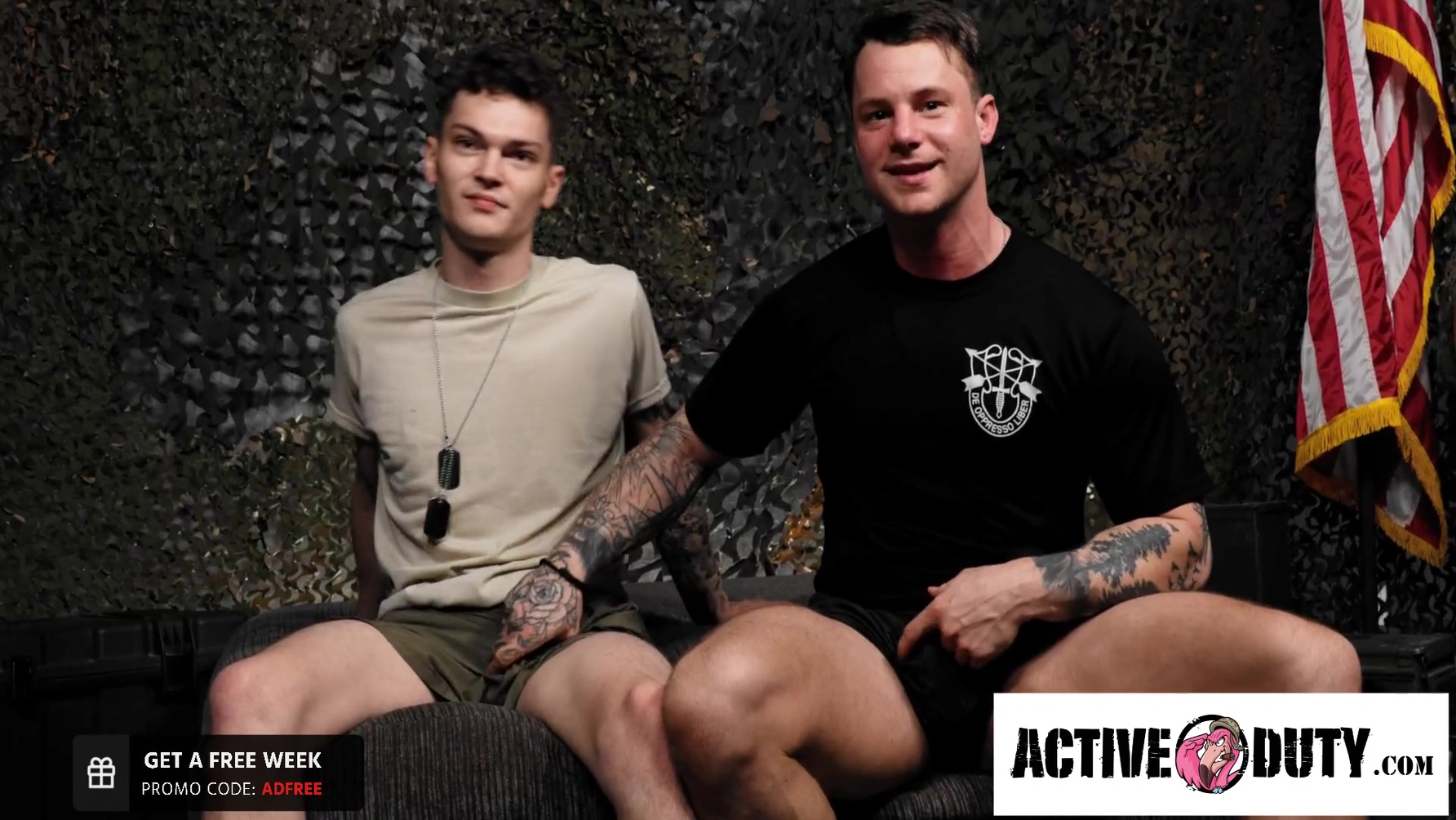 Abbie Twink Facialised By Beefy Soldier