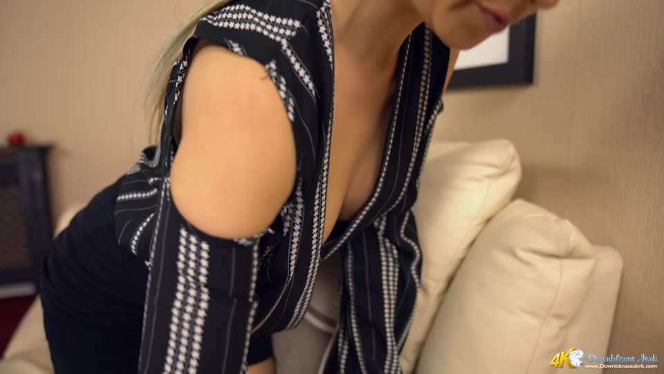 Jenny in Showing Too Much - DownblouseJerk