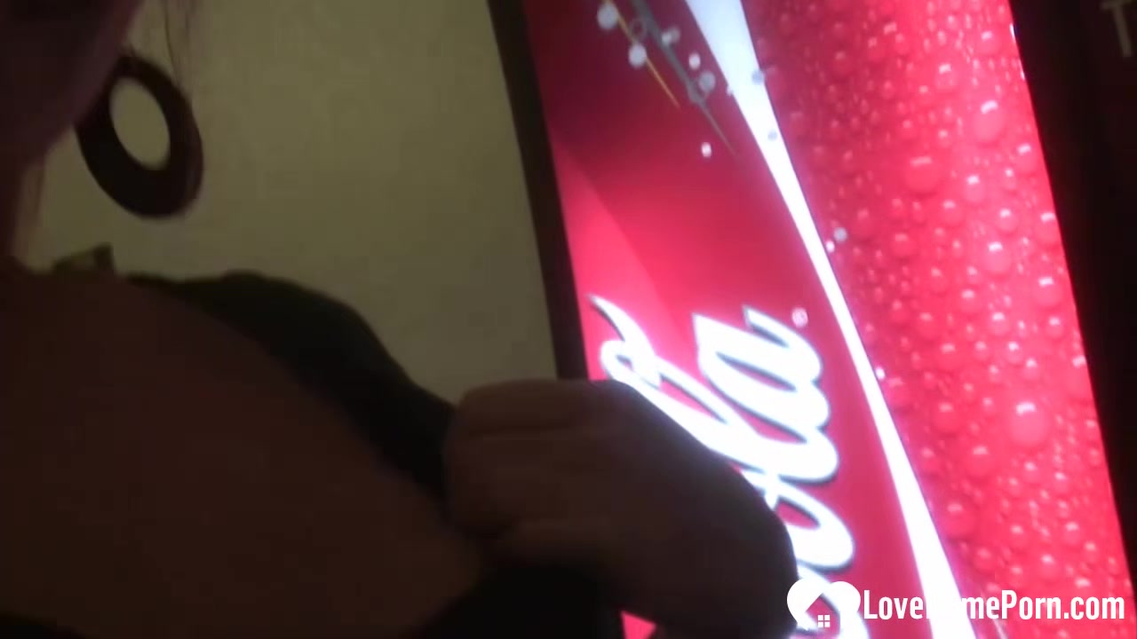 Following and filming a gorgeous babe