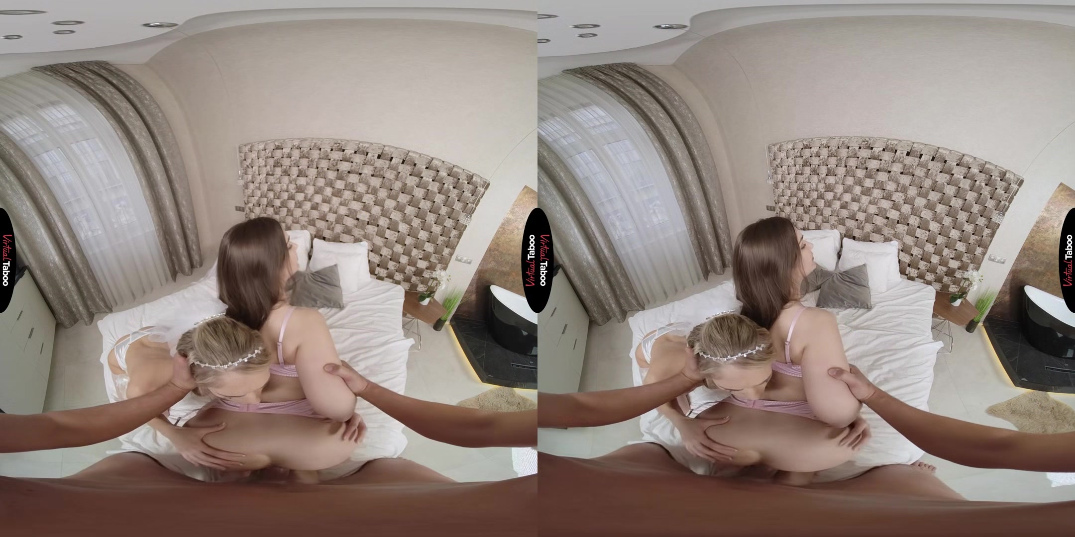 Sky Pierce, Simona Purr VR Porn: We Are One Family Now - VirtualTaboo