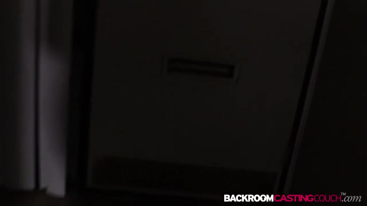 Petite redhead auditions for facial after big cock cowgirl