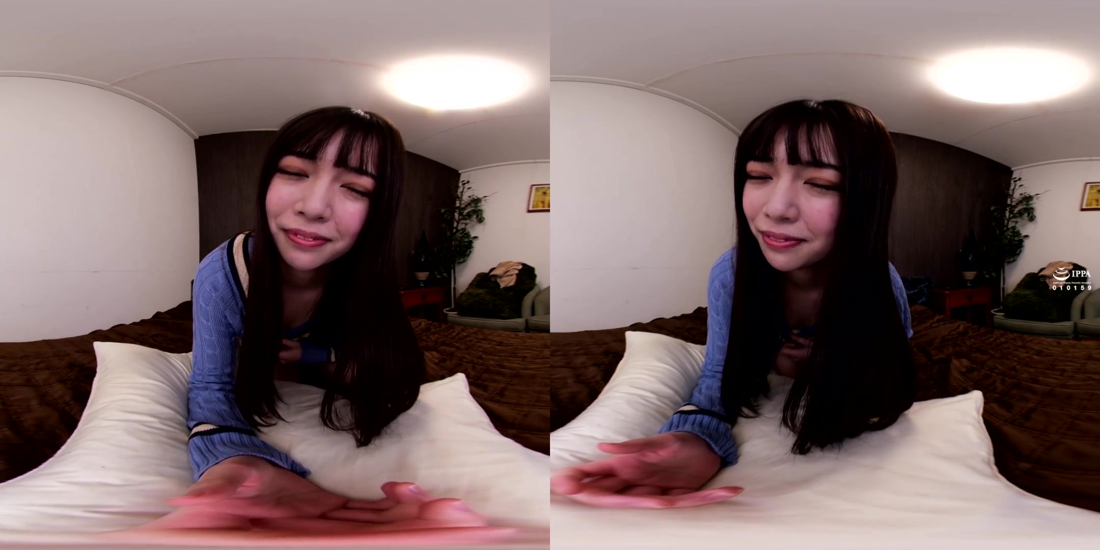 Karen Nanase Masturbation VR; JAV Idol Solo in Bed