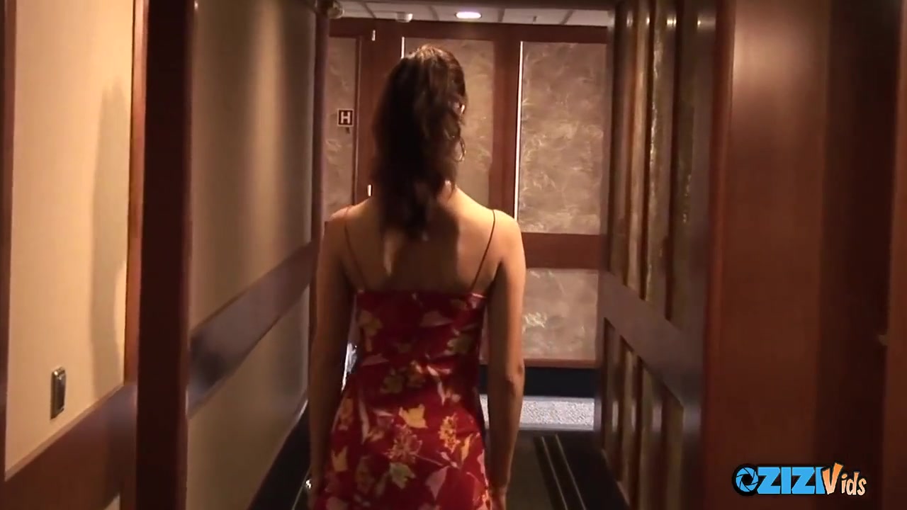 Admirer Follows And Fucks A Hot Brunette At The Hotel