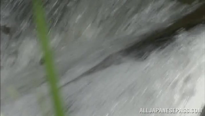 Lovely Asian milfs enjoy the outdoors and masturbation