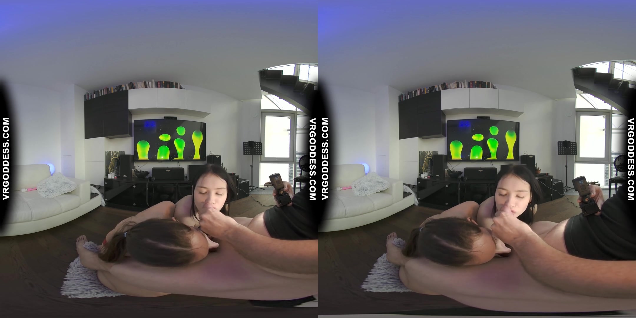 Double Blowjob Between The Scenes From Gorgeous Cumplaying Girls Matty And Rebeka Ruby