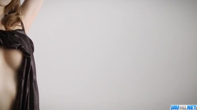 Amazing solo posing along lingerie beauty Yuria