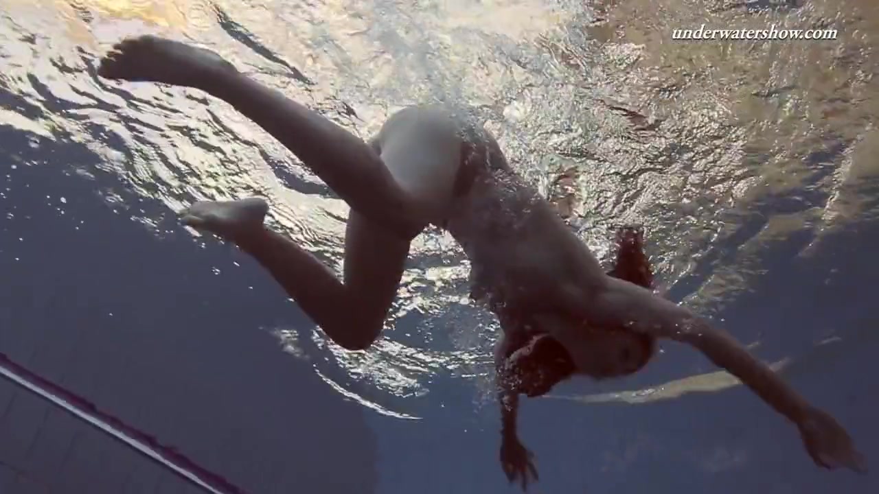 Sensational Sima Lastova In Poolside Swim Session