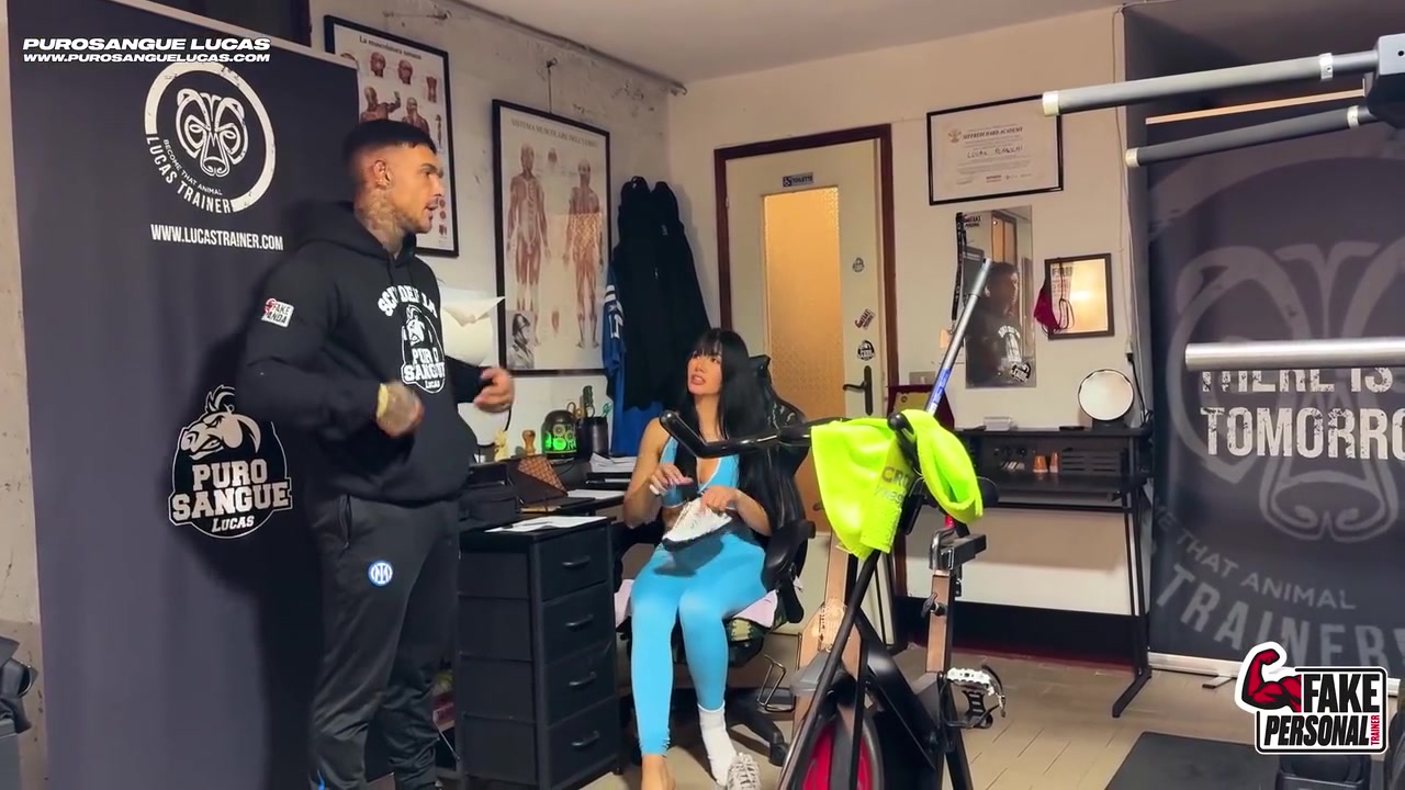 A Gorgeous Latina Teen 18+ With A Big Ass Fucks Her Personal Trainer With Latina Gorgeous And Yenifer Chacon