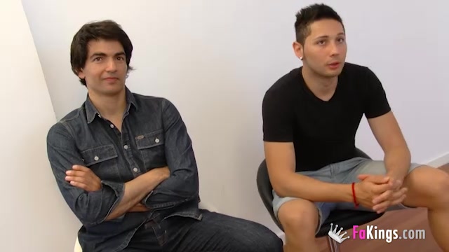 A horny hairdresser and two guys fulfill fantasies