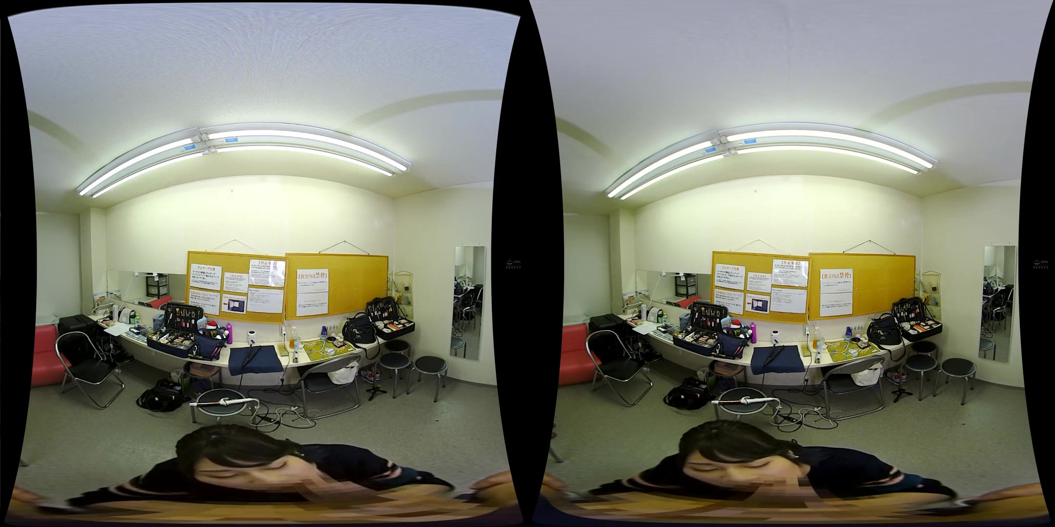 You're the New Guy! Tempted by the Actress While Doing her Makeup - Japanese VR Blowjob and Sex