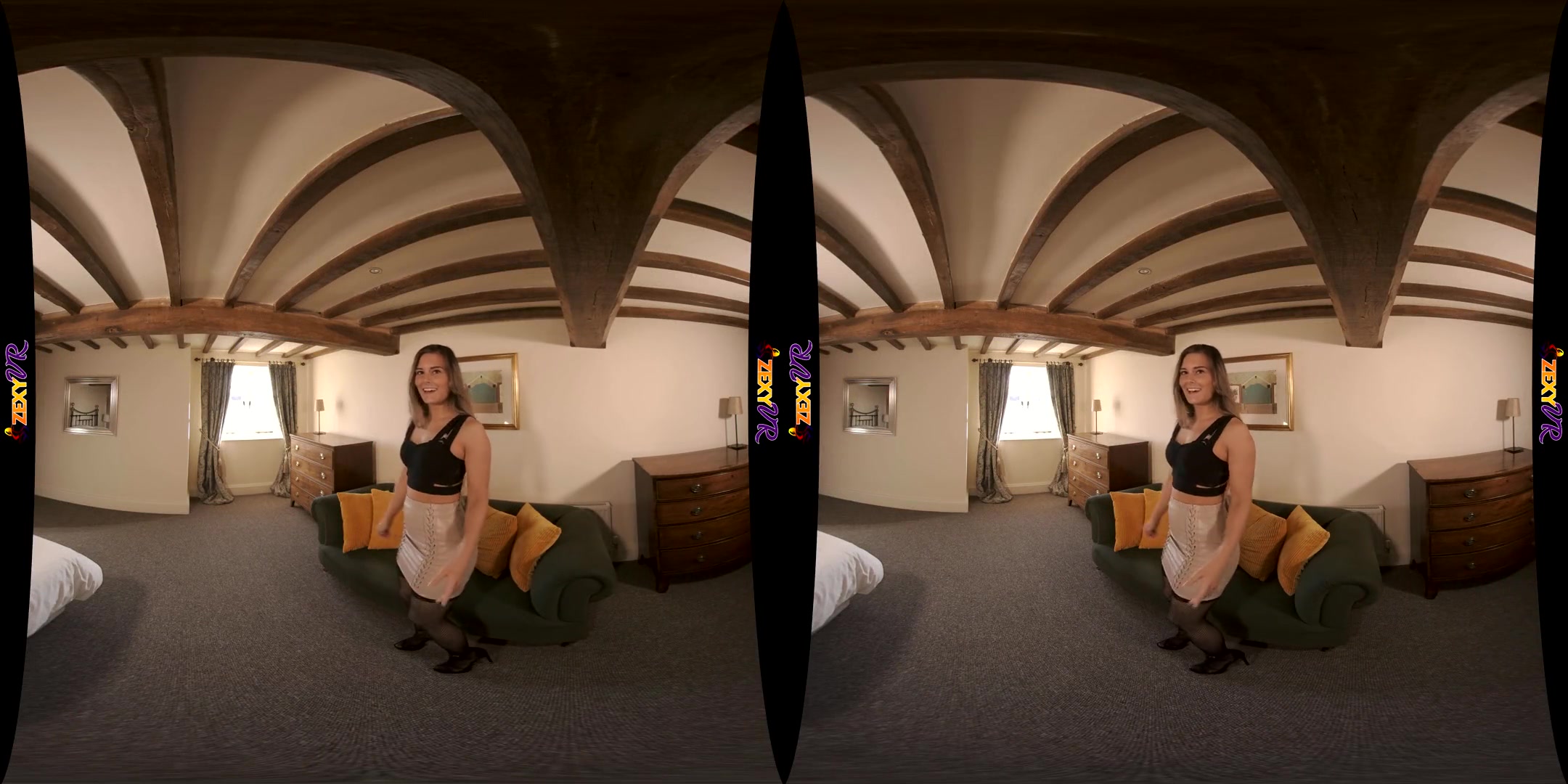 Bedroom Antics - Lingerie Striptease Small Tits
