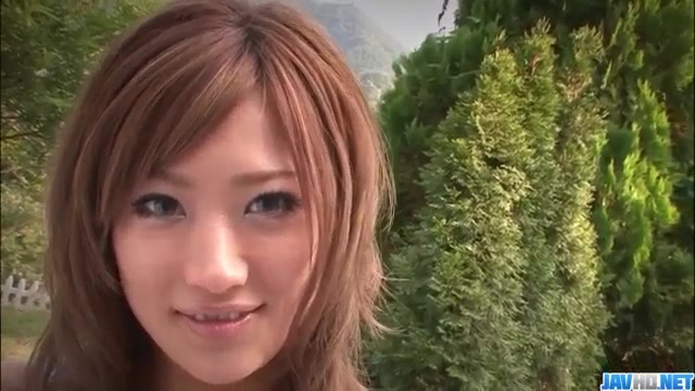Outdoor sex adventure with superb Japanese Aika
