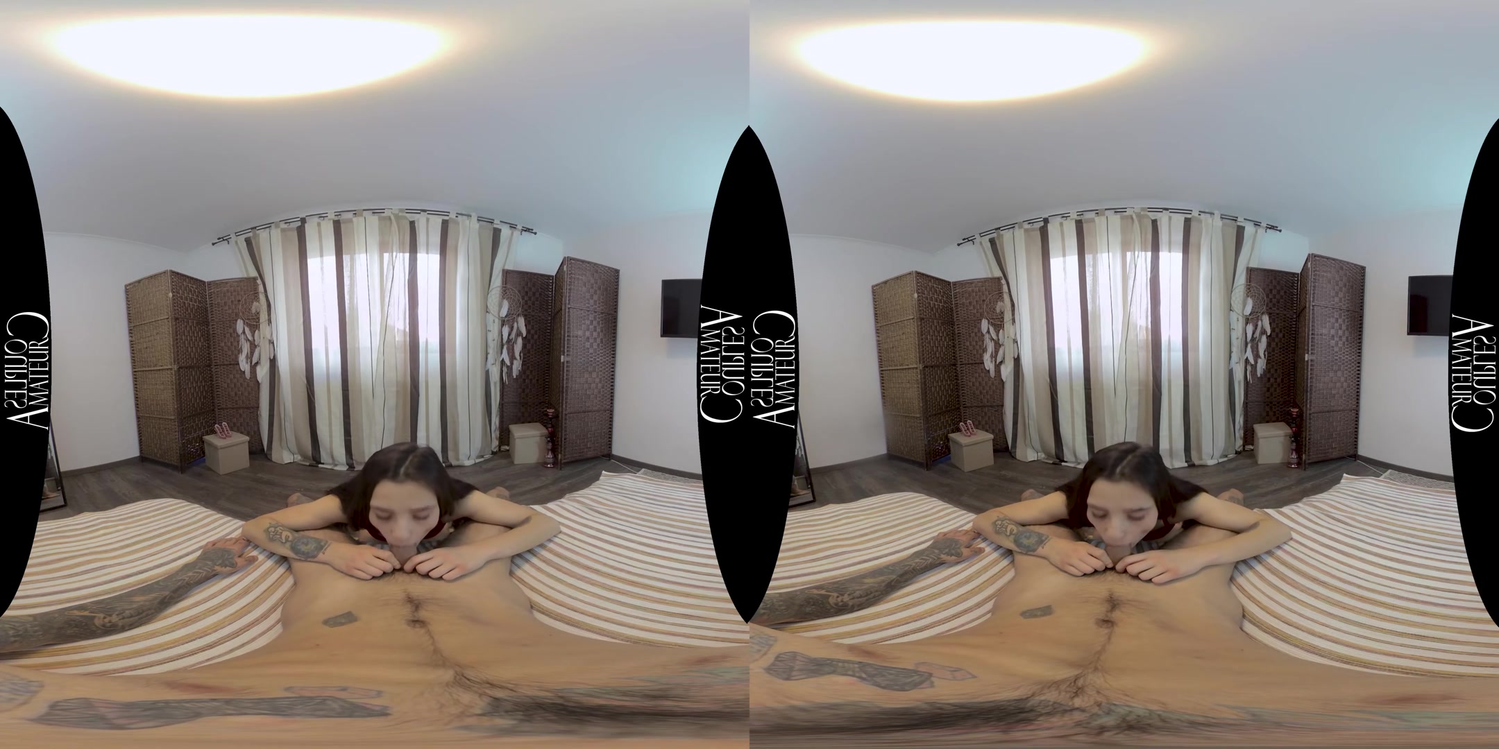 First Time Anal For This Skinny Brunette - AmateurCouplesVR