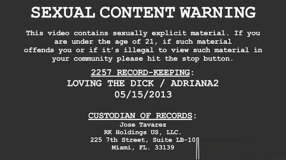 Adriana loves licking her men dick And Balls